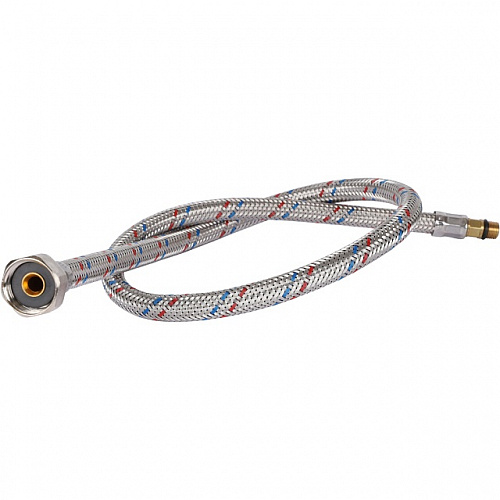 Гибкая подводка для смесителей STOUT нерж.сталь М10*18-1/2&amp;quot;-80 см, пара
