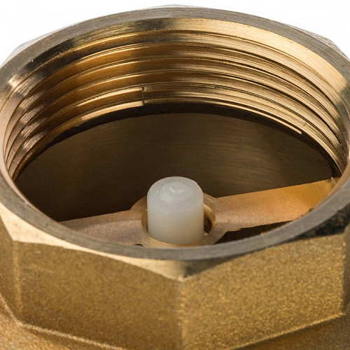 Обратный клапан пружинный, латунный STOUT (с пластиковым седлом) 11/2&amp;quot; ВВ NEW