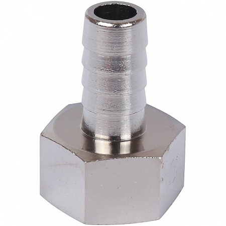 Штуцер резьбовой латунный STOUT никель 1/2&quot;x12мм В