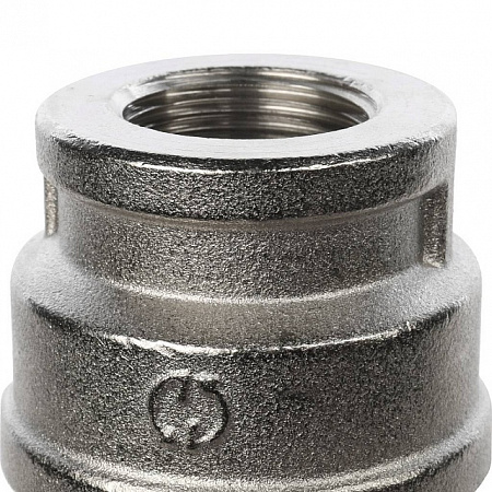 Муфта переходная резьбовая латунная STOUT никель 11/4&quot;X1/2&quot; В