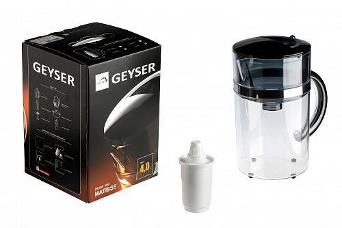 Фильтр-кувшин ГЕЙЗЕР МАТИСС хром 4,0 л, фильтр-кувшин универсальный