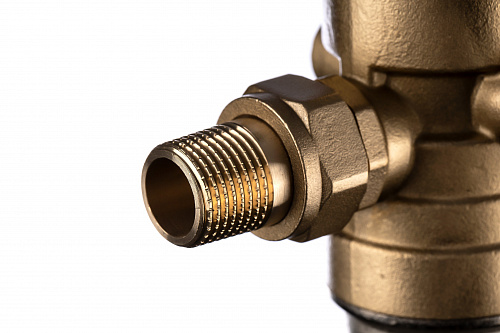 Фильтр промывной с редуктором ГЕЙЗЕР БАСТИОН Ø52,5 без покрытия 1/2&amp;quot; АМ-АМ, 90 мкм, латунная колба