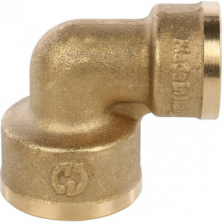 Угол резьбовой латунный STOUT без покрытия 3/4&quot;х1/2&quot; В
