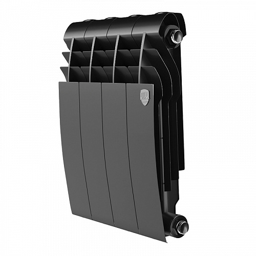 Радиатор биметаллический ROYAL THERMO BILINER NOIR SABLE 350x4 секций, черный (НС-1197123)