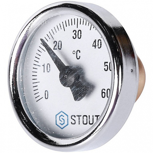 НСУ Насосно-смесительный узел теплого пола STOUT ISOTHERM без насоса 1&amp;quot;, термостат 30-50°C, 130мм