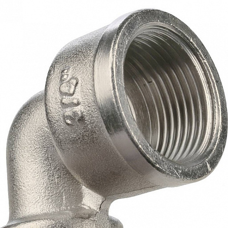 Угол резьбовой латунный STOUT никель 3/4&quot;х1/2&quot; В