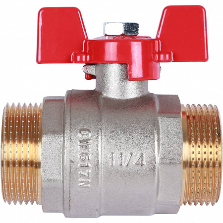 Кран шаровой ROMMER бабочка 11/4&quot; НН