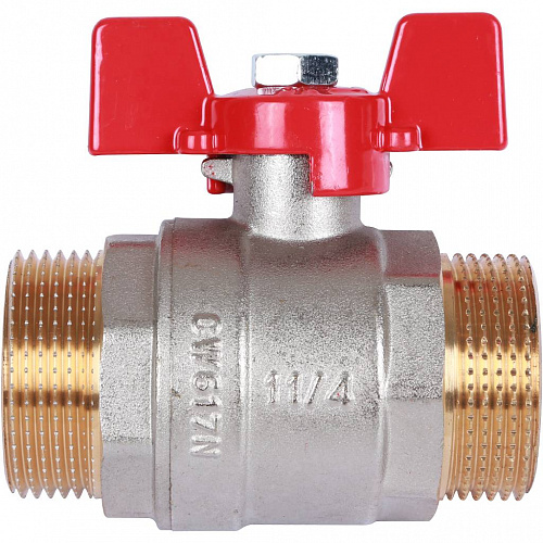 Кран шаровой ROMMER бабочка 11/4&amp;quot; НН