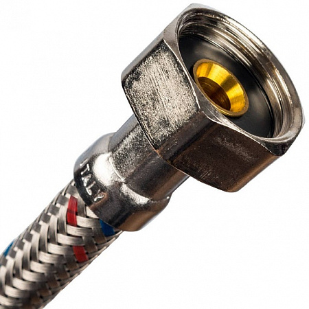 Гибкая подводка для смесителей STOUT нерж.сталь М10*35-1/2&quot;-40 см, пара