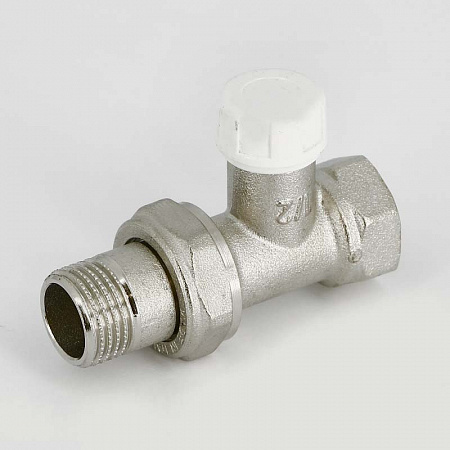 Вентиль обратный UNI-FITT 1/2 ВН с разъемным соединением, никелир.