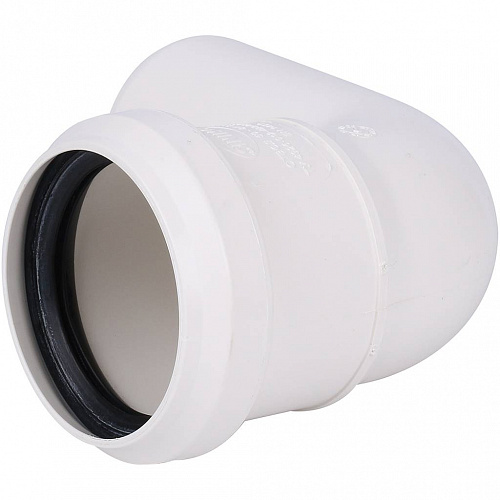 ПВХ Отвод канализационный SINIKON КОМФОРТ ПЛЮС белый Ø50х90°