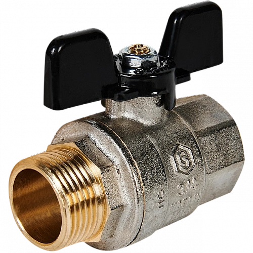 Кран шаровой полнопроходной, ВР/НР, ручка бабочка 3/4&amp;quot; STOUT