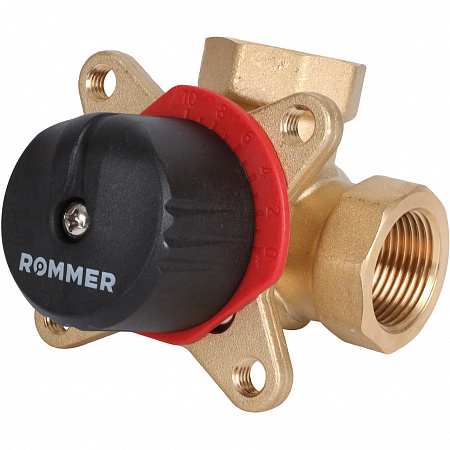Клапан трехходовой смесительный ROMMER 3/4&quot; KVs 6,3 