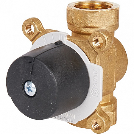 Клапан трехходовой смесительный STOUT 3/4&quot; (KVs 6 м3/ч)