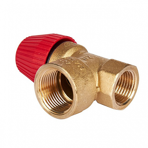 Клапан предохранительный для отопления STOUT 1/2&amp;quot;x3/4&amp;quot; (2,5 бар) (477.127)