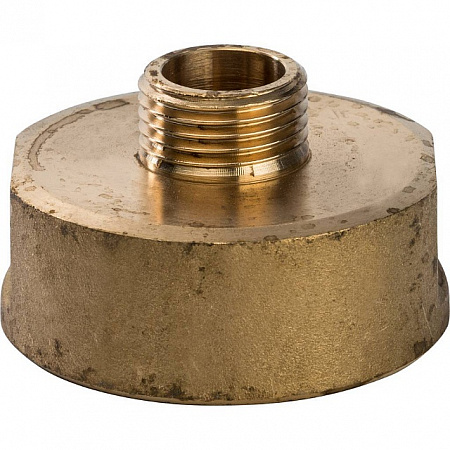 Муфта переходная резьбовая латунная STOUT без покрытия 11/2&quot;x3/4&quot; ВН
