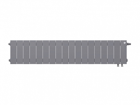Радиатор биметаллический ROYAL THERMO PIANOFORTE SILVER SATIN VDR 200x18 секций (НС-1346028)