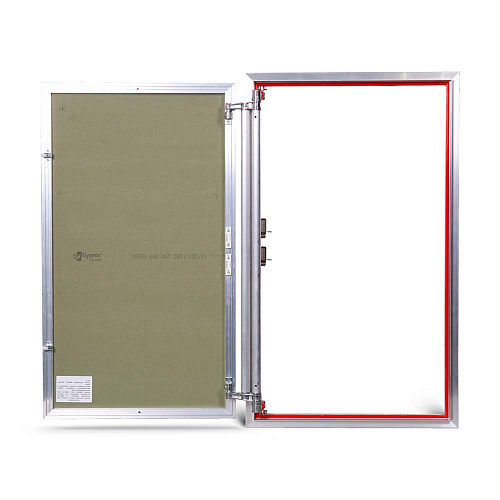 Люк под плитку АЛЮМИНИЕВЫЙ (НАЖИМНОЙ) ПРАКТИКА ETP 60x100