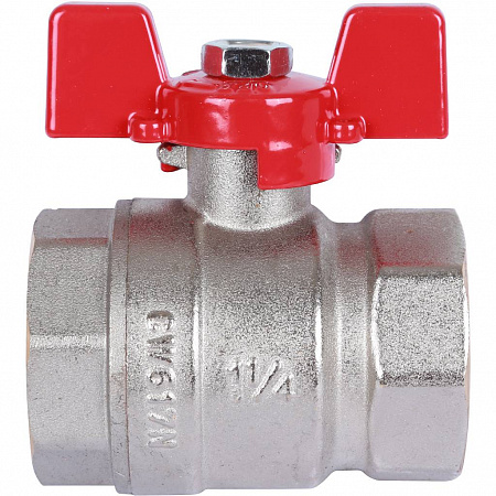 Кран шаровой ROMMER бабочка 11/4&quot; ВВ