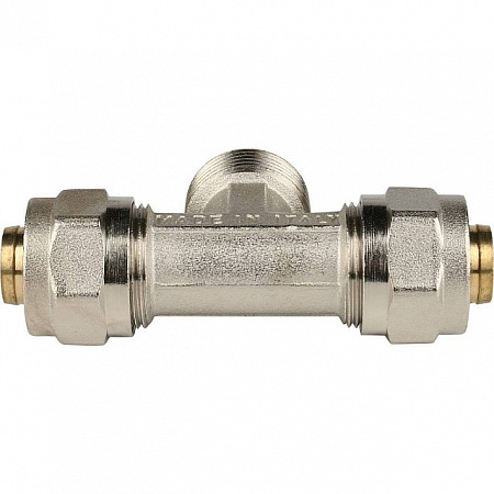 МЦ Тройник резьбовой цанга для металлопласта STOUT Ø20х3/4&quot;х20 Н
