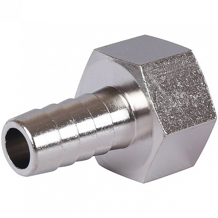 Штуцер резьбовой латунный STOUT никель 1/2&quot;x12мм В
