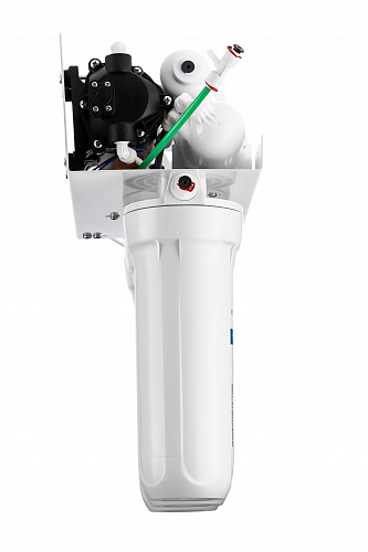 Фильтр мембранный ГЕЙЗЕР-НАНОТЕК П нанофильтрация, бак 12 л, кран 6, PP, БАФ, CBC 10