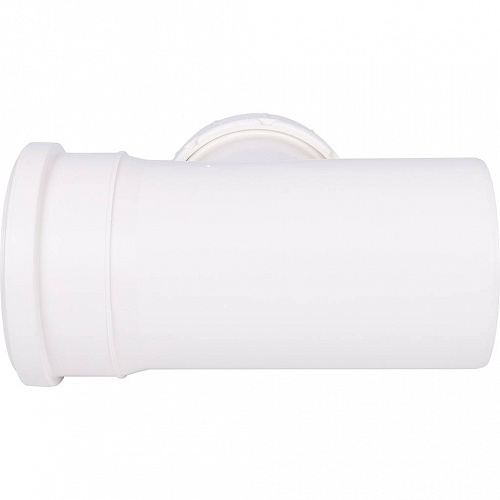 ПВХ Ревизия канализационная SINIKON КОМФОРТ ПЛЮС белая Ø110, с крышкой
