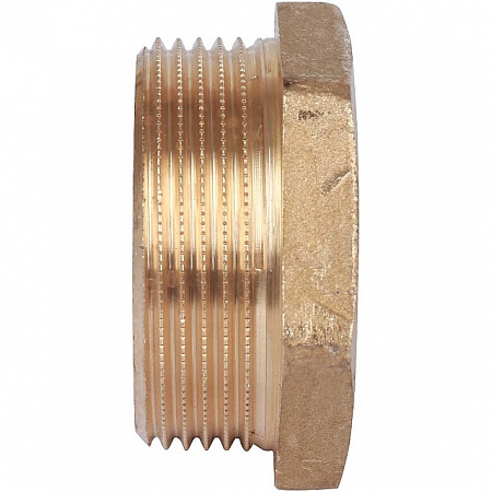Футорка резьбовая латунная STOUT без покрытия 11/2&quot;x1/2&quot; ВН