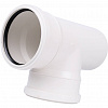ПВХ Тройник канализационный SINIKON КОМФОРТ ПЛЮС белый Ø110х90°