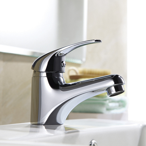 Смеситель для раковины OLIVE'S AVILA 02100AV хром, латунь, уп. (10 шт)