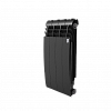 Радиатор алюминиевый ROYAL THERMO BILINER ALUM NOIR SABLE 500x4 секций, черный