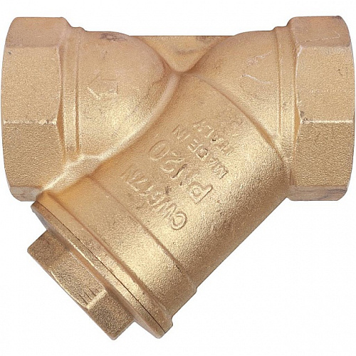 ФГО Фильтр косой грубой очистки STOUT SFW латунный 2&amp;quot;, 500 мкр, желтый