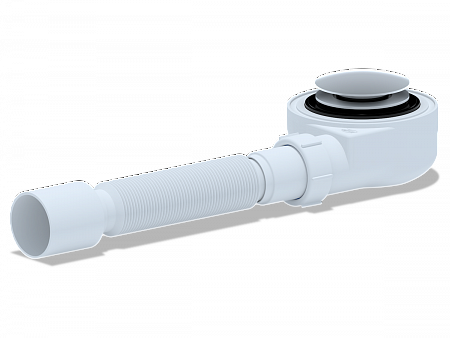 АНИПЛАСТ Сиф. для душ. под. 11/2&quot;х50 h=55 mm с г/т 375 хром, клик-клак грибок