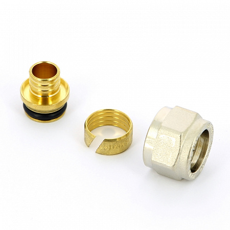 EK Фитинг-евроконус обжимной для полиэтилена UNI-FITT PE-X Ø16х2.0х1/2&quot;