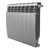 Радиатор биметаллический ROYAL THERMO BILINER SILVER SATIN VDR 500x8 секций, серый (НС-1309750)
