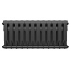 Радиатор биметаллический ROYAL THERMO BILINER NOIR SABLE 350x10 секций, черный (НС-1197127)