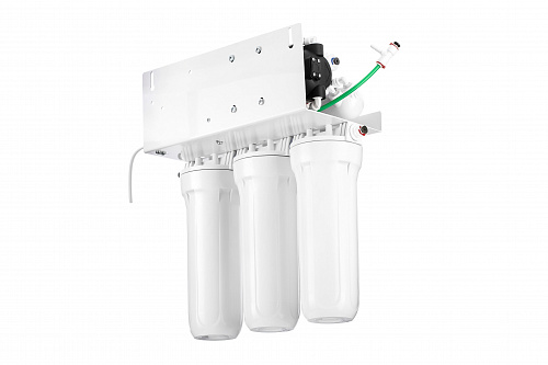 Фильтр мембранный ГЕЙЗЕР-НАНОТЕК П нанофильтрация, бак 12 л, кран 6, PP, БАФ, CBC 10