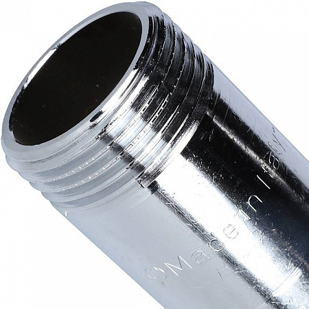 Бочонок резьбовой латунный STOUT хром 1&quot;x100мм