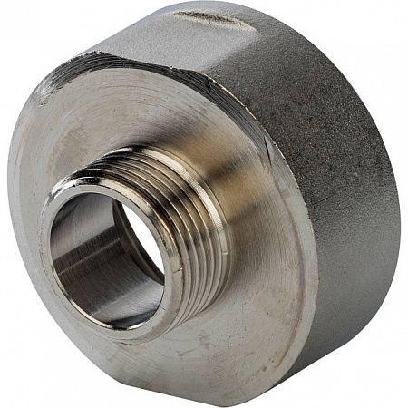Муфта переходная резьбовая латунная STOUT никель 11/2&quot;x3/4&quot; ВН