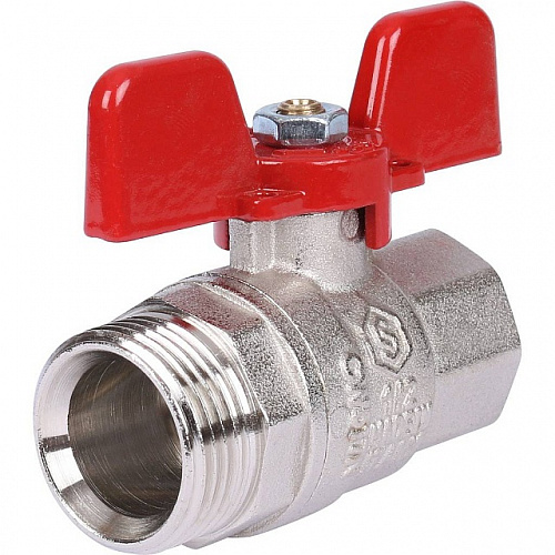 Кран шаровой с американкой STOUT бабочка EPDM 1/2&amp;quot;