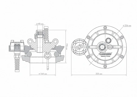 Оголовок для скважины наружный ДЖИЛЕКС ОСПБ 130-140/40 пластик