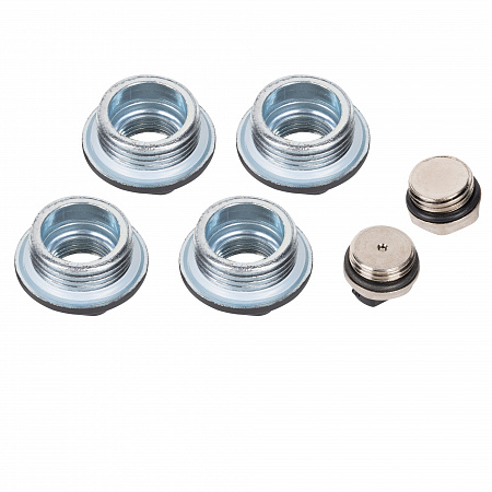 Комплект монтажный Royal Thermo 1”х 1/2&quot; черный (НС-1614222)