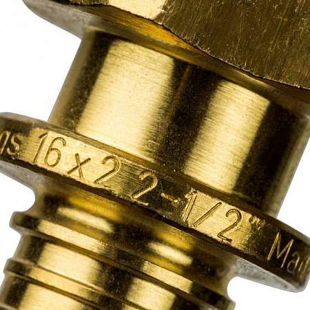СА Муфта резьбовая аксиальная для сшитого полиэтилена STOUT Ø16х1/2&quot; В