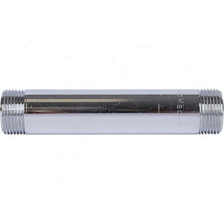Бочонок резьбовой латунный STOUT хром 3/4&quot;x125мм
