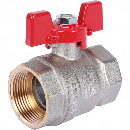 Кран шаровой ROMMER бабочка 11/4&quot; ВВ
