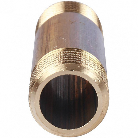Бочонок резьбовой латунный STOUT без покрытия 1/2&quot;x60мм