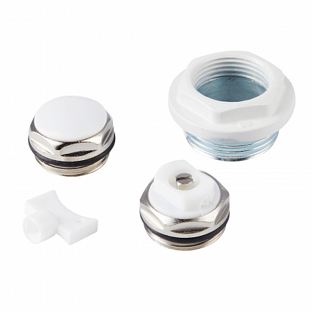 Комплект для монтажа радиаторов ROYAL THERMO 3/4&quot; без кронштейнов, белый (НС-1156779)