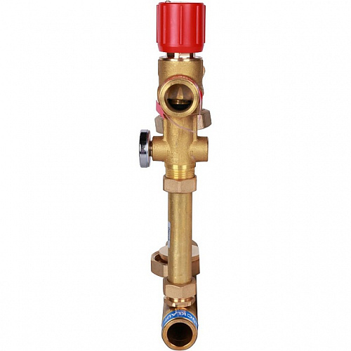 НСУ Насосно-смесительный узел теплого пола STOUT ISOTHERM без насоса 1&amp;quot;, термостат 30-50°C, 130мм