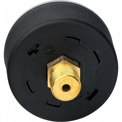 Манометр аксиальный STOUT Ø50-1/4&amp;quot;, 6 бар, горизонтальное подключение