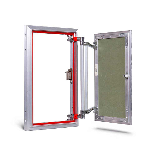 Люк под плитку АЛЮМИНИЕВЫЙ (НАЖИМНОЙ) ПРАКТИКА АТР 30х50